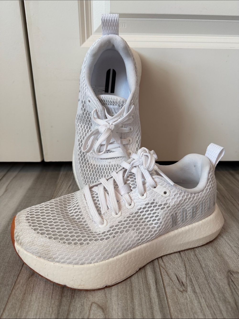 NOBULL Mesh Training Sneakers Shoes White Size 7 Women